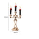 Halloween Three candles skeletons decoration