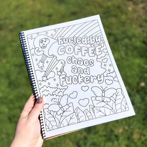 Cute, But Full of F'ing Rage Coloring Book