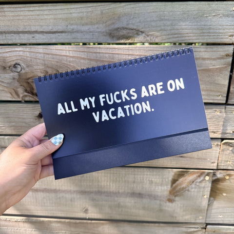 Zero F*cks Given Work Mood Desk Flip Sign