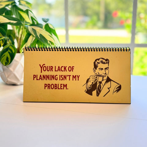 Please Lower Your Expectations Men of the Office Desk Flip Sign