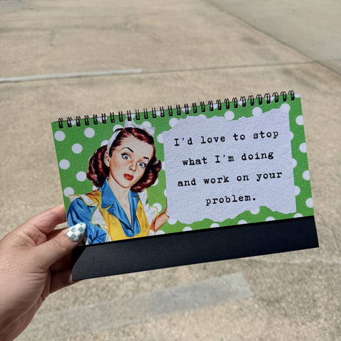 Sassy & Sweary Desk Flip Sign