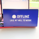 Honest Work Statuses Desk Flip Sign