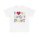 I Love To Finger Paint Funny Couple Shirt – Hilarious Matching His & Hers Adult Humor Graphic Tee