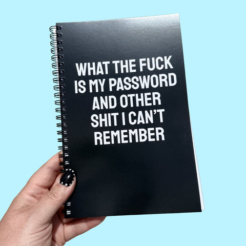 IMPERFECT What The Fuck Is My Password Notebook