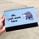 Opossums At Work Desk Flip Sign