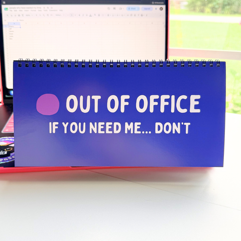 Honest Work Statuses Desk Flip Sign