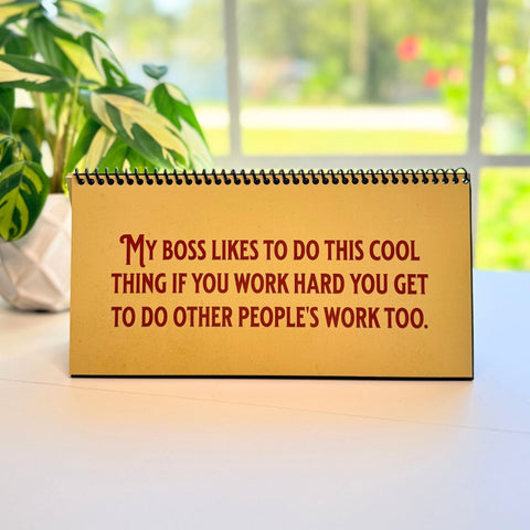 Please Lower Your Expectations Men of the Office Desk Flip Sign