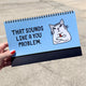 Cats At Work Desk Flip Sign