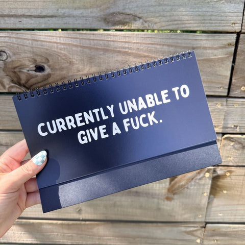 Zero F*cks Given Work Mood Desk Flip Sign