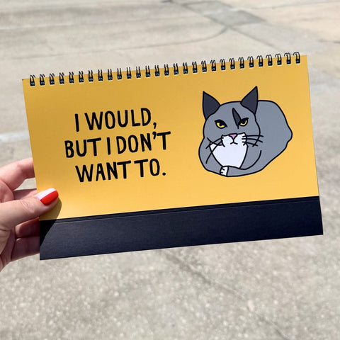 Cats At Work Desk Flip Sign