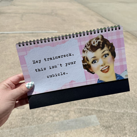 Sassy & Sweary Desk Flip Sign