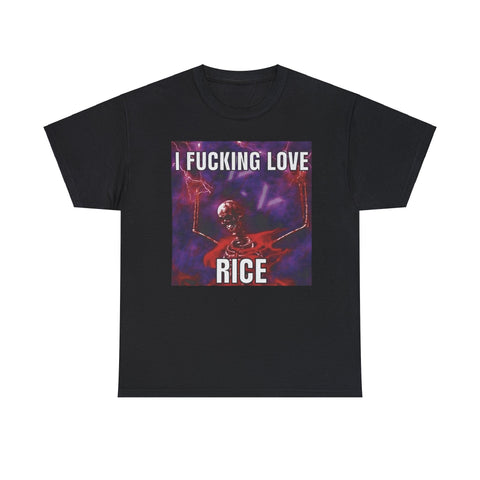 I Fucking Love Rice Meme Shirt – Funny Food Humor T-Shirt