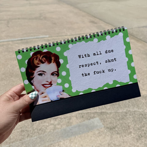 Sassy & Sweary Desk Flip Sign