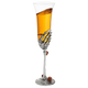 Stemmed Skeleton Champagne Glasses - SINGLE 7oz