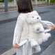Westie Dog Backpack – Plush Bag for Girls & Puppy Lovers