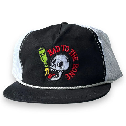 Bad To the Bone Custom Embroidered Strapback Cap Hat