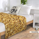 Seamless Ramen Noodle Pattern Throw Blanket