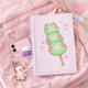 Kawaii Frog Dango Spiral Notebook