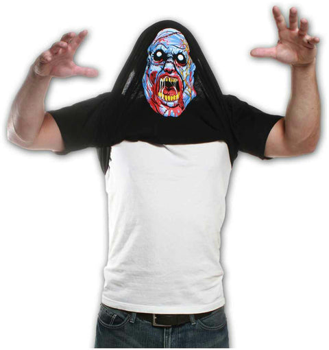 I've Got a Surprise Just For U Flip Up T-Shirt Zombie Funny Scary Costume XX-LG