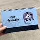Opossums At Work Desk Flip Sign