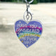 Have You Considered Shutting The Fuck Up Glitter Keychain