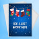 IDK, I Just Work Here Christmas Card