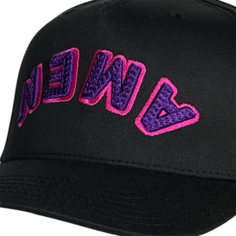 Amen Upside Down Flipped Embroidered Hat