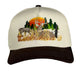 Deer Hunting Deer Scenery Embroidered SnapBack Hat Cap