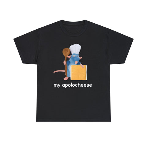 My Apolocheese Rat Plush Cheese Meme Shirt – Funny Ironic Tee for Rat Lovers