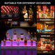 38-Inch LED Liquor Bottle Display Shelf – App & Remote-Controlled Bar Stand