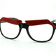 Black Frame Funny Red Eyebrows Eyeglasses Clear Lens Novelty Cartoon
