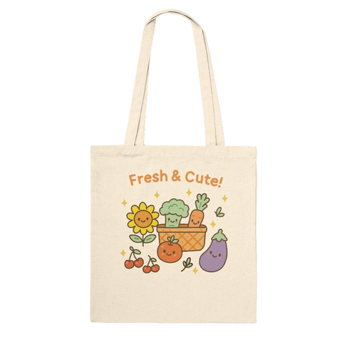 Kawaii Farmer's Market Tote Bag
