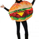 Grill-ty As Charred Burger Unisex Funny Halloween Party Tunic Adult Costume