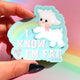 I Know I'm Fat Sticker