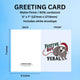 Festive But Feral Christmas Card