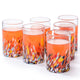 Hand Blown Mexican Drinking Glasses and Pitcher – Set of 6