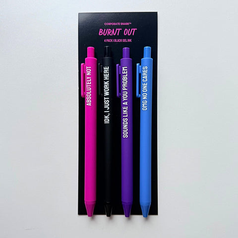 Burnt Out Pen Set