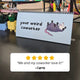 Opossums At Work Desk Flip Sign