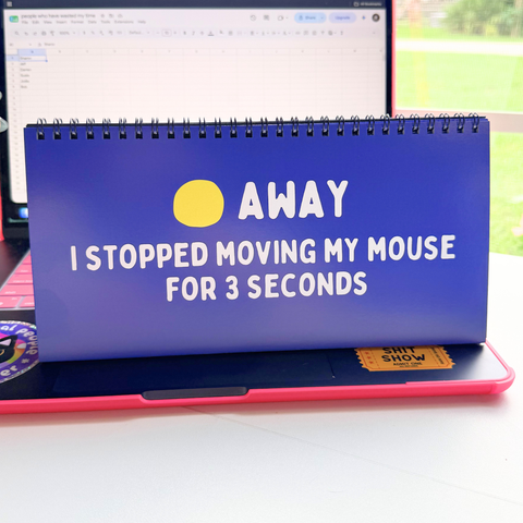 Honest Work Statuses Desk Flip Sign