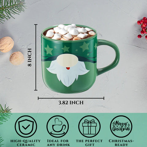 Mug With Hot Cocoa Mix & Marshmallows - Green Elf Mug