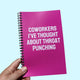 Coworkers I've Thought About Throat Punching Notebook