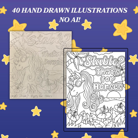 Cute, But Full of F'ing Rage Coloring Book
