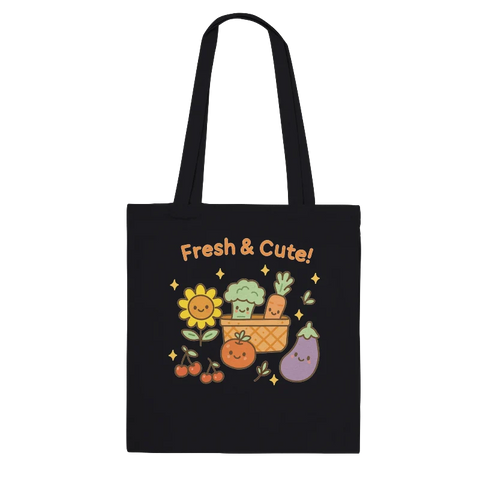 Kawaii Farmer's Market Tote Bag