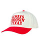 Always Choosin Texas Embroidered Trucker Hat