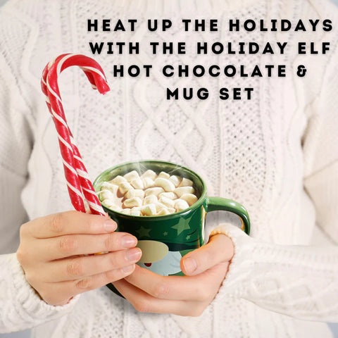 Mug With Hot Cocoa Mix & Marshmallows - Green Elf Mug