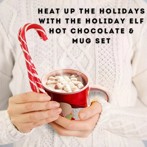 Mug With Hot Cocoa Mix & Marshmallows - Red Elf Mug