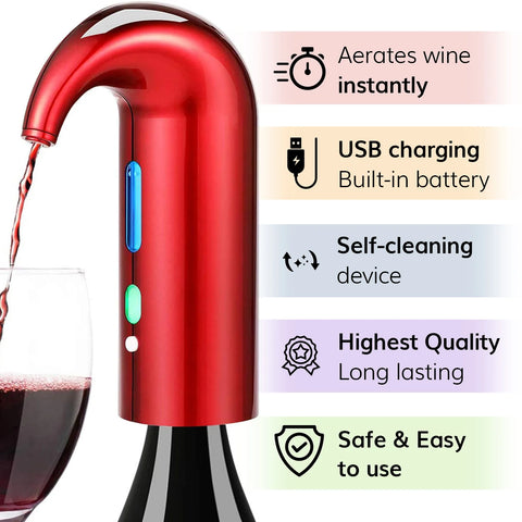 Electric Wine Aerator Dispenser