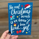 The Real Christmas Miracle Card