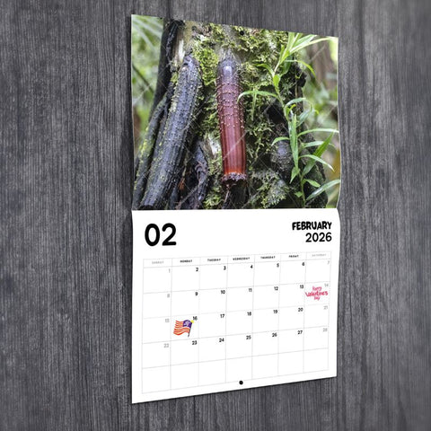 Nature's Cock Shots 2026 Calendar