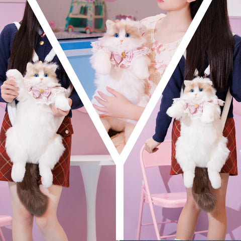 Creative Cat Backpacks Wearable Fashion Companion Cats